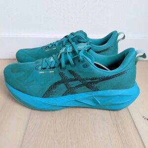 Asics Novablast 5 Mens 13 Running Shoes Sneakers FF Blast Max Wave Teal Black